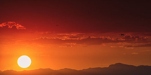 sky harbor sunset